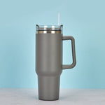 1200ml Stainless Steel Insulated Tumbler – Bingba / Stanley Thermal Cup with Handle & Straw