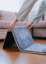 Muslim Prayer Rug with Back Support – Foldable Portable Anti-Slip Prayer Mat