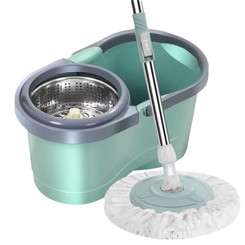 360° Spin Mop & Bucket Set – Adjustable Microfiber Floor Cleaning System