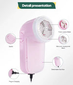 Electric Lint Remover for Clothes – Portable Fabric Shaver with 3-Blade System (USB Rechargeable)