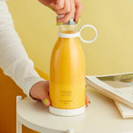 Portable USB Electric Juicer Blender – Mini Fruit Mixer & Smoothie Maker Cup (420ml)