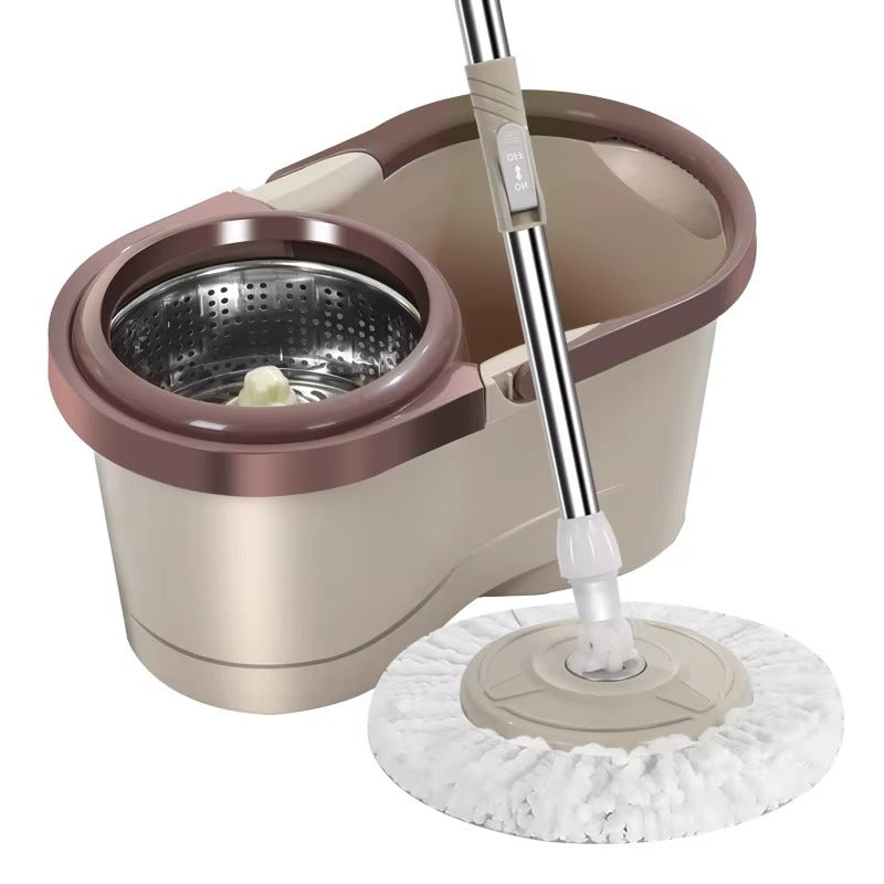 360° Spin Mop & Bucket Set – Adjustable Microfiber Floor Cleaning System