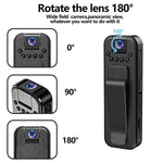 1080P HD Mini Body Camera – Portable Clip-On Video Recorder with Night Vision