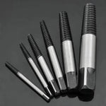 6PCS Broken Screw Extractor Set – Heavy Duty Damaged Bolt Remover Kit