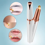 Electric Eyebrow Trimmer with LED Light – USB Rechargeable Precision Hair Removal Tool