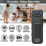 1080P HD Mini Body Camera – Portable Clip-On Video Recorder with Night Vision