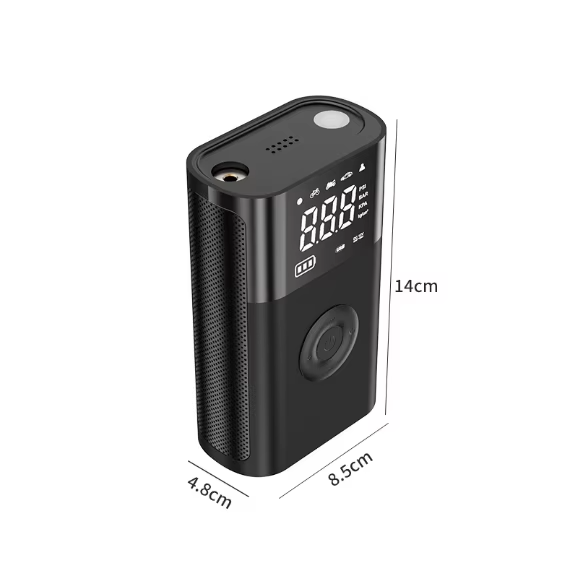 Portable Wireless Air Compressor Pump – Rechargeable Tire Inflator with Digital Display