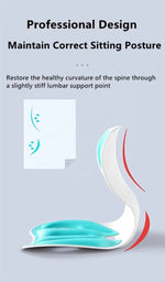 Ergonomic Orthopedic Lumbar Back Support Cushion for Office Chair – Posture Correction Seat for Adults & Children