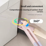 3-in-1 Rotating Crevice Cleaning Brush with Squeegee – Multifunction Corner Cleaning Tool