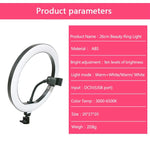 10-Inch LED Ring Light with Tripod & Remote – Dimmable Selfie & Video Light