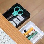 Under Desk Hidden Storage Drawer – Self-Adhesive Desk Organizer for Stationery, Accessories & Home Office Storage
