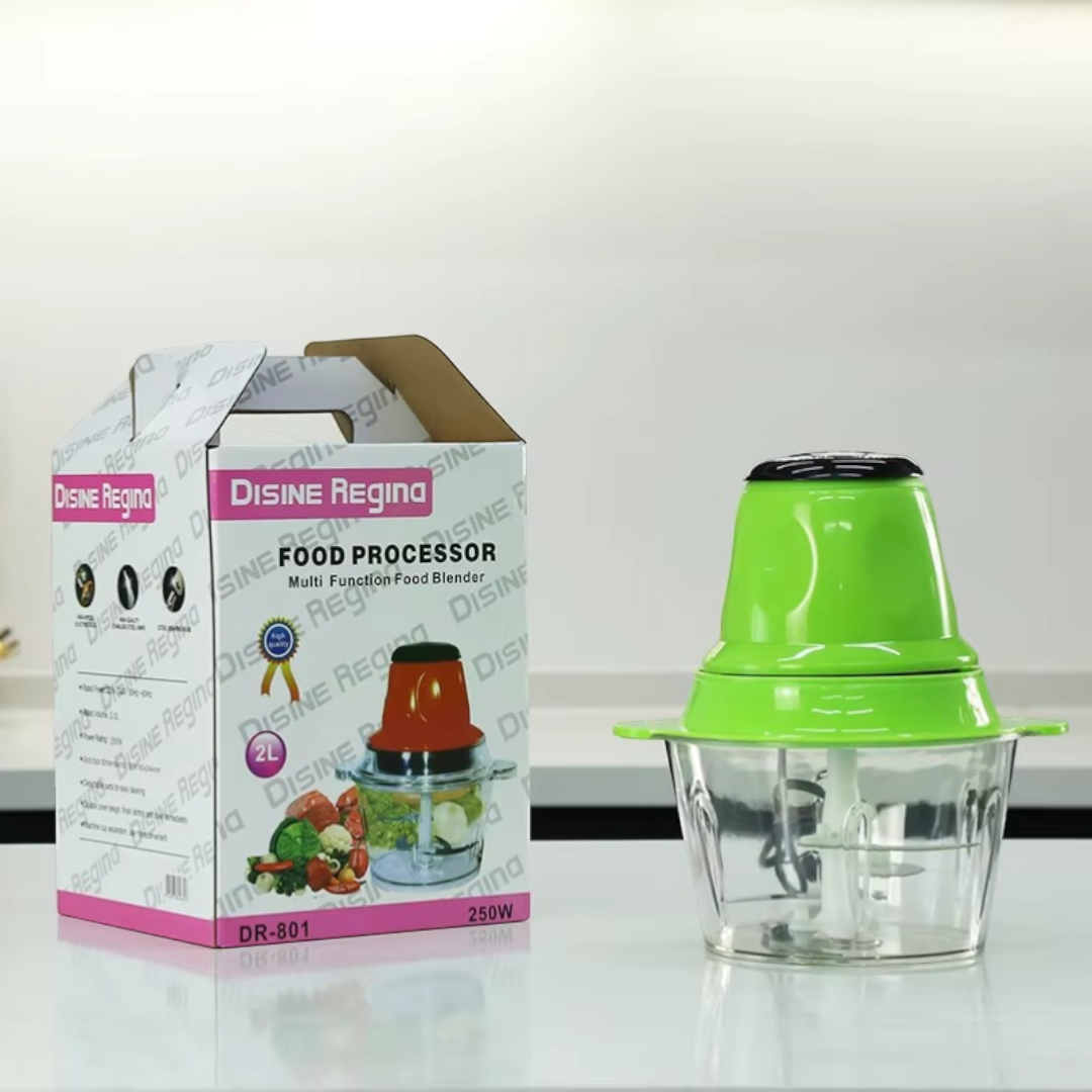 2L Electric Meat Grinder – Powerful Food Processor & Kitchen Chopper with Plastic Cup