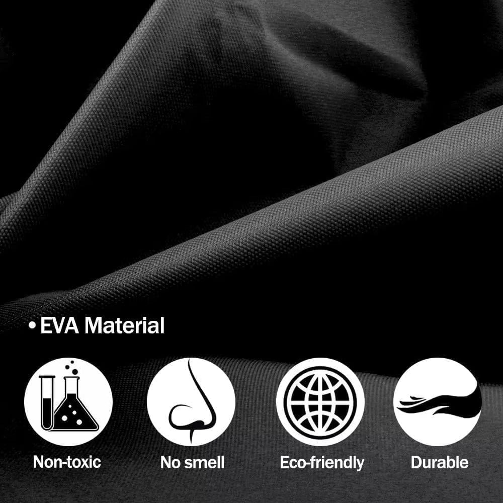Waterproof Rain Poncho with Hood – Reusable Lightweight EVA Raincoat