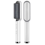 2-in-1 Ceramic Hot Comb Hair Straightener Brush – Negative Ion Electric Styling Comb