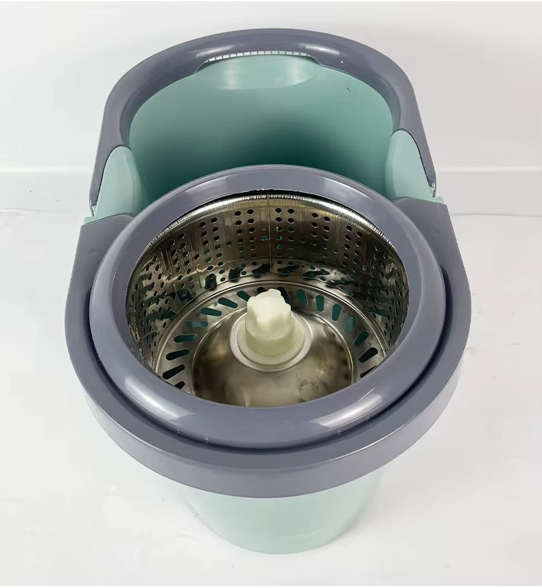 360° Spin Mop & Bucket Set – Adjustable Microfiber Floor Cleaning System
