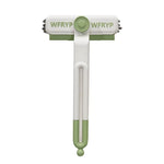 3-in-1 Rotating Crevice Cleaning Brush with Squeegee – Multifunction Corner Cleaning Tool