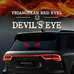 LED Devil Eye Car Windshield Decorative Light – RGB USB Atmosphere Signal Light (2PCS)