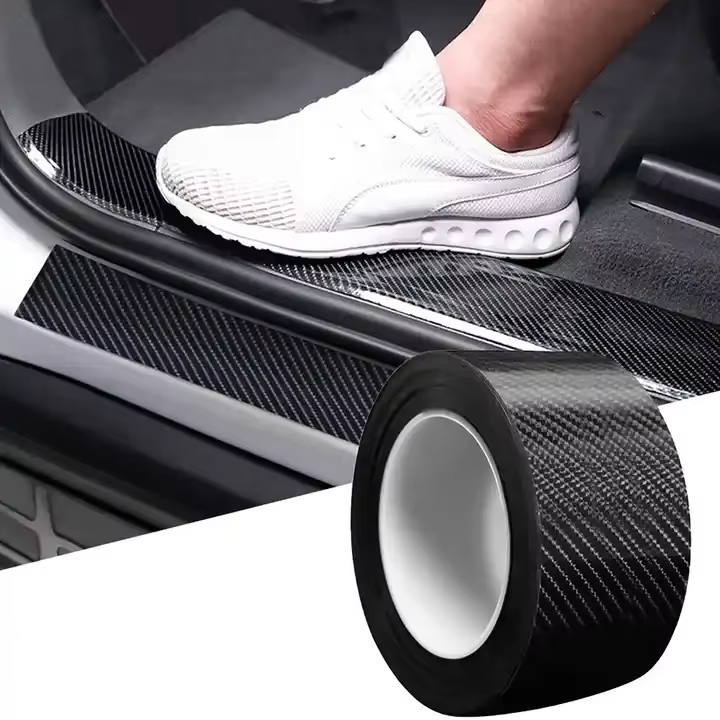 Carbon Fiber Vinyl Protective Tape – Anti-Scratch Car Door Edge Guard Strip