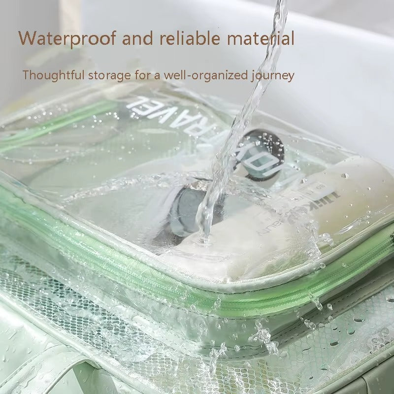 Dry-Wet Separation Travel Bag – Large Capacity Transparent Gym & Swimming Bag