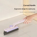3-in-1 Rotating Crevice Cleaning Brush with Squeegee – Multifunction Corner Cleaning Tool