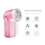 Rechargeable Fabric Lint Remover – Portable Sweater & Clothes Hair Ball Trimmer