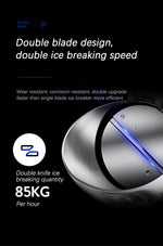 Electric Ice Shaver & Slush Machine – Snow Ice Crusher for Desserts & Drinks