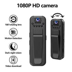 1080P HD Mini Body Camera – Portable Clip-On Video Recorder with Night Vision