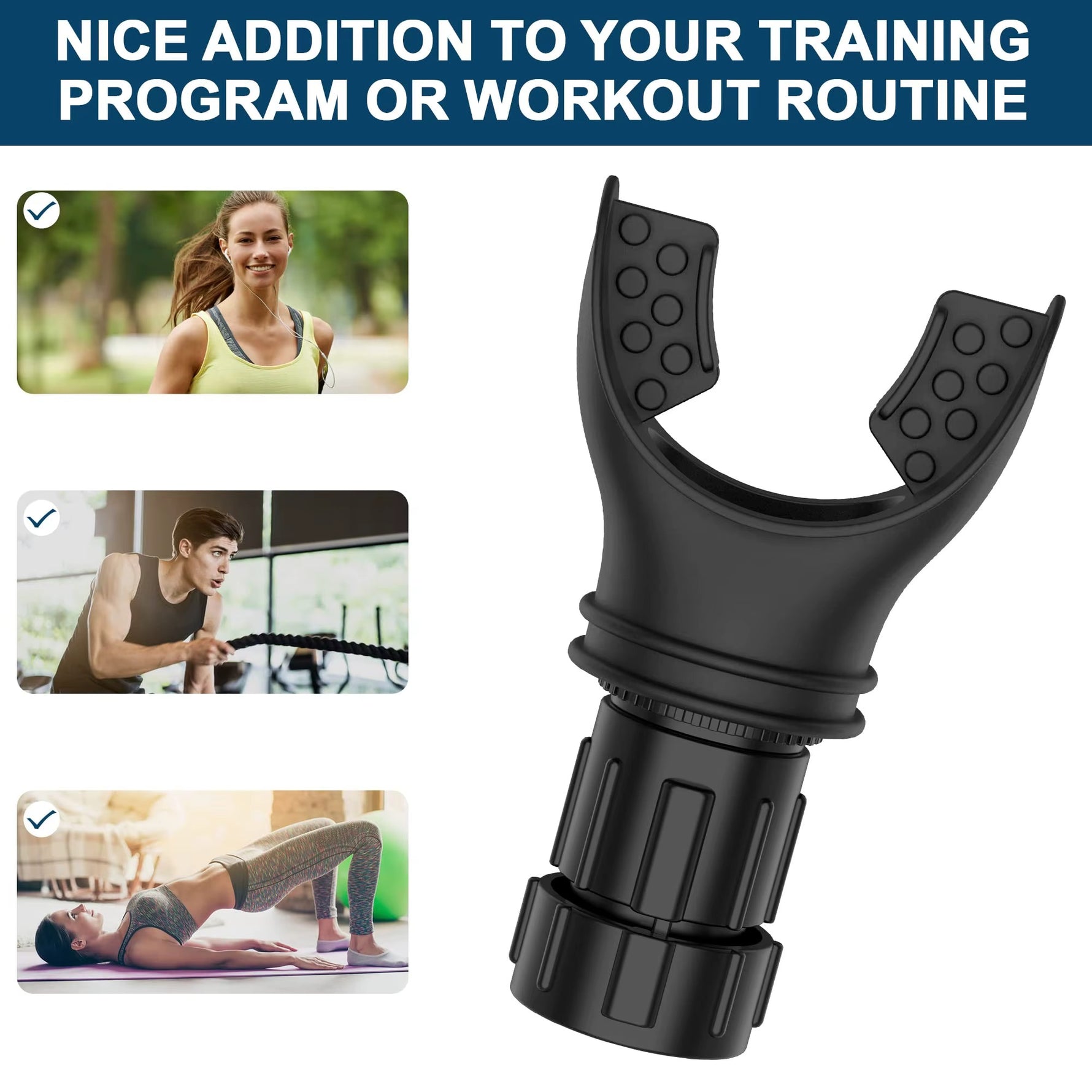 Adjustable Lung Capacity Breathing Trainer – Inspiratory & Expiratory Muscle Exercise Device