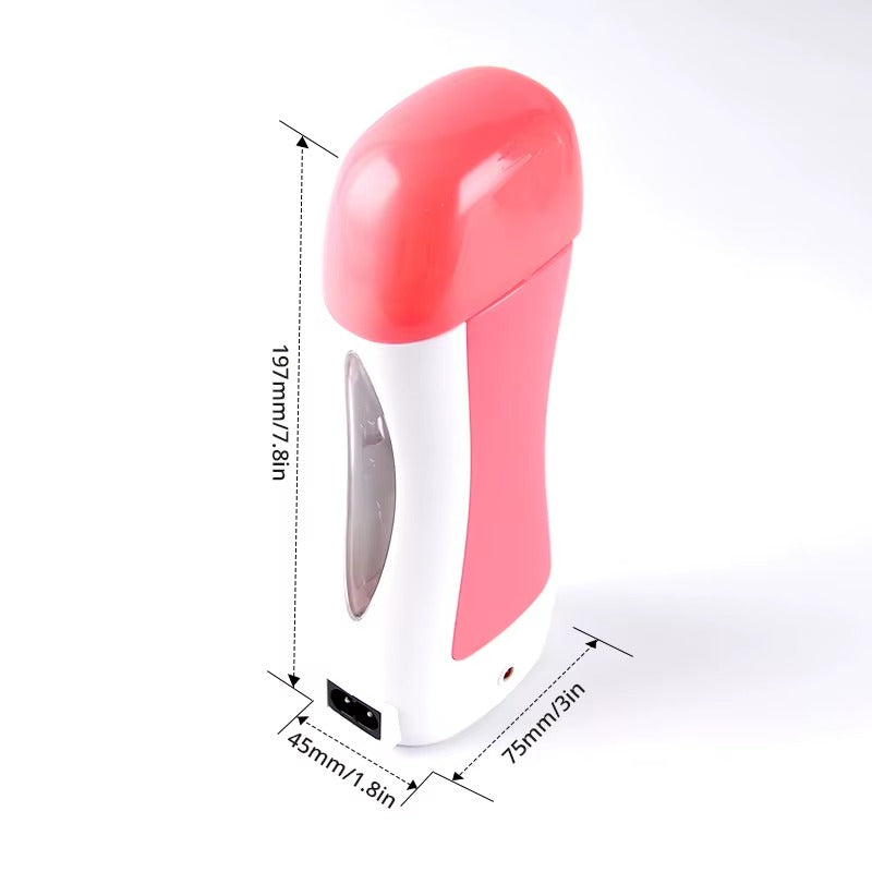 Waxkiss Roll-On Wax Heater Kit – Portable 3-in-1 Hair Removal Wax Machine (100ML)