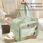 Dry-Wet Separation Travel Bag – Large Capacity Transparent Gym & Swimming Bag