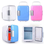 Portable Mini Car Fridge 4L - Compact Cooler & Warmer for Drinks, Skincare & Travel