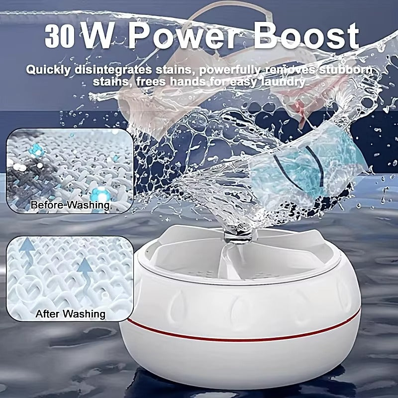 Portable Mini Washing Machine – USB Travel Washer for Baby Clothes & Small Laundry