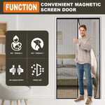 Magic Mesh Magnetic Door Curtain – Insect Protection Screen (2.1M)
