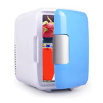 Portable Mini Car Fridge 4L - Compact Cooler & Warmer for Drinks, Skincare & Travel