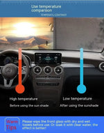 Automatic Roll Up Heat Insulation Sunshade Curtain – 40×125?cm Mesh PVC Roller for Car