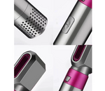 5 in 1 Hot Air Brush Hair Dryer Styler – Negative Ionic Blow Dryer, Detachable Curling Wand, Straightener &amp; Volumizer
