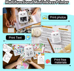 C9 Mini Portable Thermal Printer – Wireless Bluetooth Pocket Printer