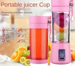 Portable USB Blender 380ML – Rechargeable Mini Juicer Cup for Shakes, Smoothies & Fresh Fruit Juicing | Travel-Friendly