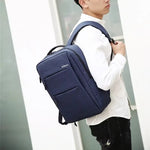 Business Travel Laptop Backpack with USB Charging – Anti-Theft, Waterproof, 15.6" Laptop Compatible