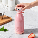 Portable USB Electric Juicer Blender – Mini Fruit Mixer & Smoothie Maker Cup (420ml)
