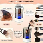 USB Powered Makeup Brush Cleaner – Battery Free Brush Washer & Dryer