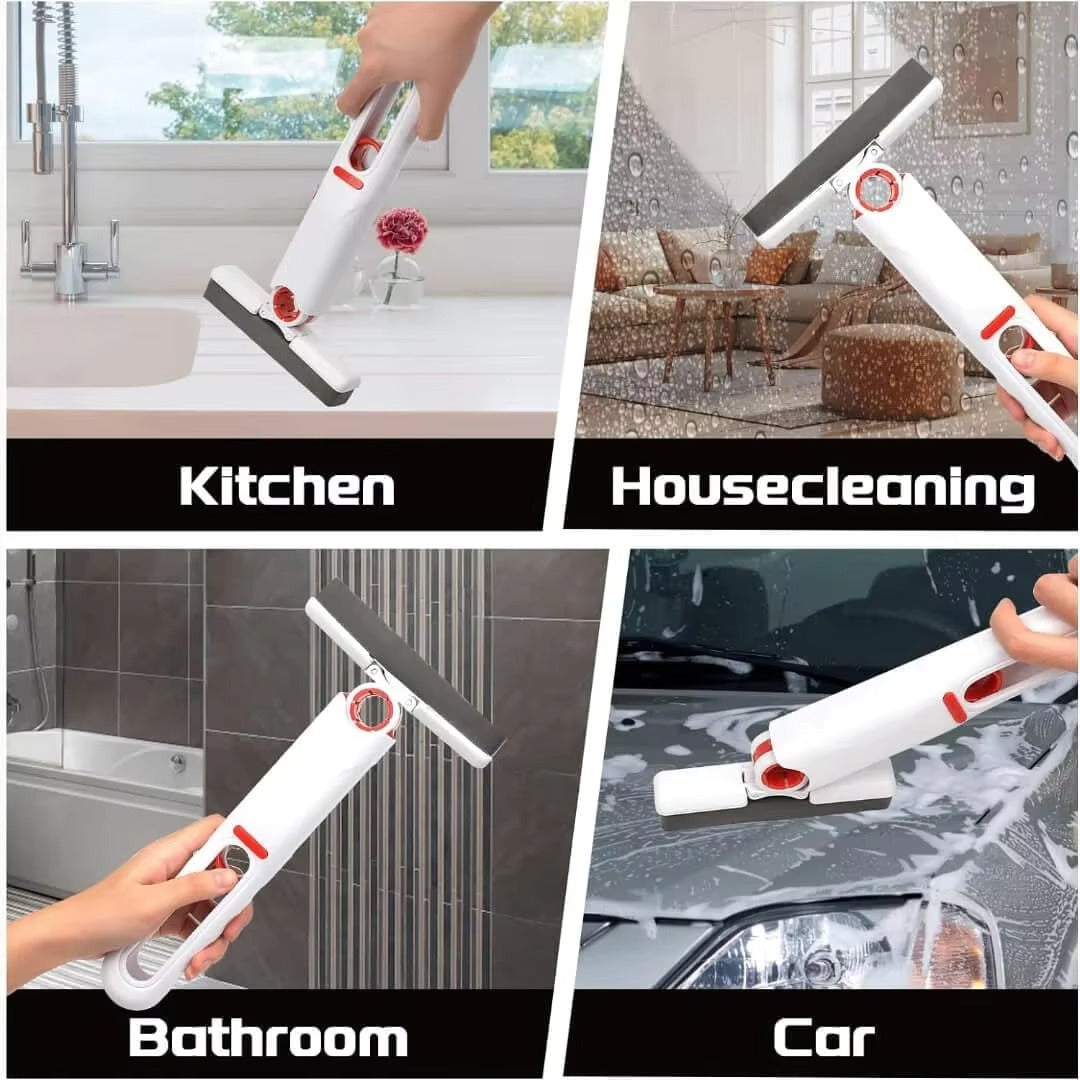 Mini Folding Mop – Self-Squeezing Portable Cleaning Mop