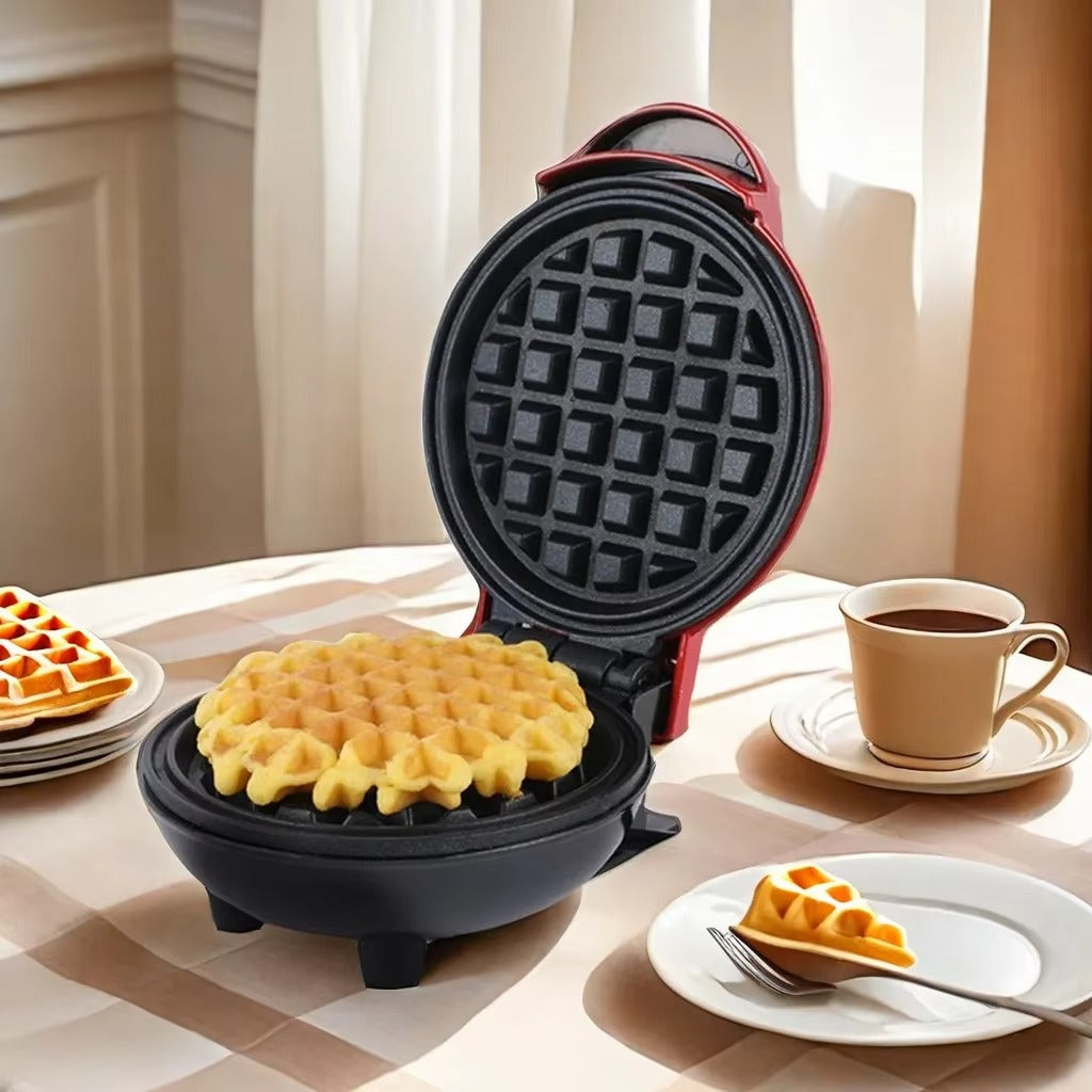 Functional Mini Waffle & Sandwich Maker – Breakfast Cooking Machine, Dessert Toaster