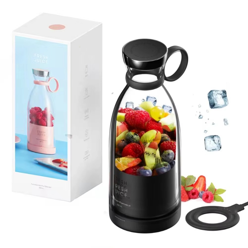 Portable USB Electric Juicer Blender – Mini Fruit Mixer & Smoothie Maker Cup (420ml)