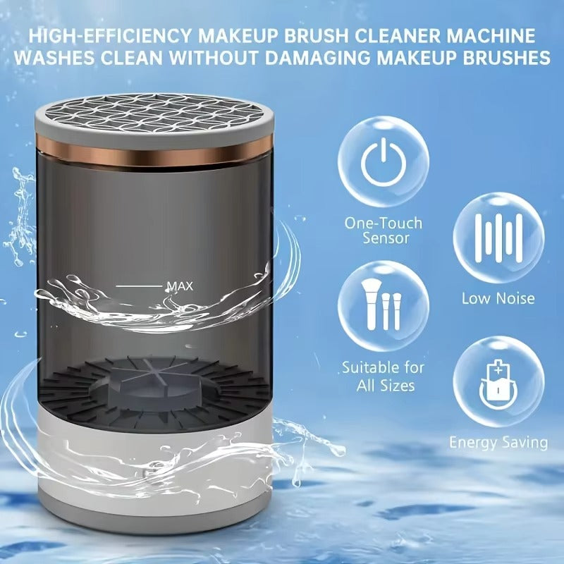 USB Powered Makeup Brush Cleaner – Battery Free Brush Washer & Dryer