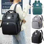 Mommy Diaper Bag Backpack – Large Capacity Baby Travel Bag with Changing Mat & Bottle Storage