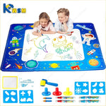 Magic Water Drawing Mat (100x80CM) – Reusable Mess-Free Kids Painting & Doodle Board with Magic Pens