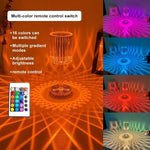 16-Color Crystal Diamond Projection Lamp – LED RGB Table Lamp with Remote & Touch Control (Rechargeable Night Light)