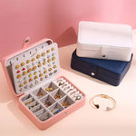 Portable Jewelry Storage Box – HighEnd, Exquisite Design, Large Capacity Travel Jewelry Organizer Bag