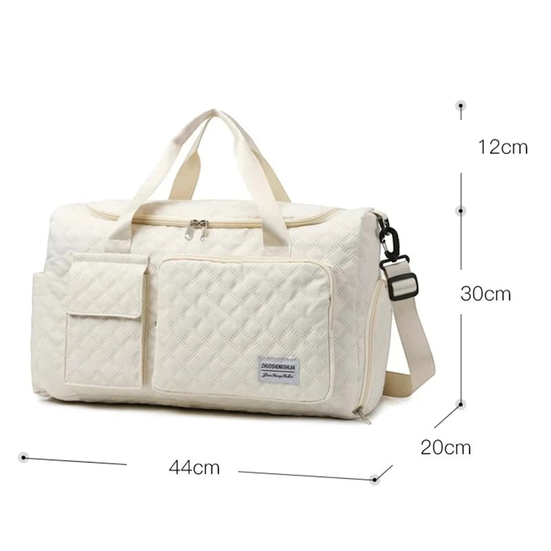 Large Capacity Travel Duffel Bag – Waterproof Oxford Gym & Carry-On Shoulder Tote